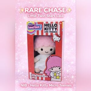 Sanrio Hello Kitty Micro Teenies Little Twin Stars Lala CHASE NIB Rare Plush